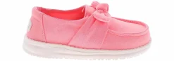 Casual|HEYDUDE Wendy Bow Stardust Toddler Girls’ (7-10) Casual Shoe Pink