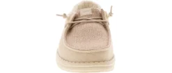 Canvas Shoes|Comfort Shoes|HEYDUDE Wendy Brushed Cozy Women's Casual Shoe White