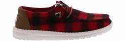 Comfort Shoes|Slip-On|HEYDUDE Wendy Buffalo Women’s Casual Shoe Red
