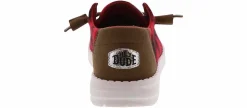 Comfort Shoes|Slip-On|HEYDUDE Wendy Buffalo Women’s Casual Shoe Red