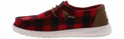 Comfort Shoes|Slip-On|HEYDUDE Wendy Buffalo Women’s Casual Shoe Red
