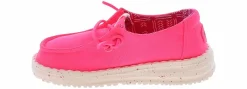 Casual|HEYDUDE Wendy Canvas Toddler Girls' (7-10) Casual Shoe Pink