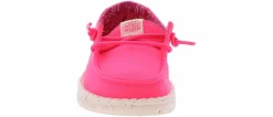 Casual|HEYDUDE Wendy Canvas Toddler Girls' (7-10) Casual Shoe Pink