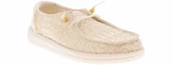 Canvas Shoes|Flat|HEYDUDE Wendy Crochet Lace Women's Casual Shoe White