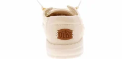 Canvas Shoes|Flat|HEYDUDE Wendy Crochet Lace Women's Casual Shoe White
