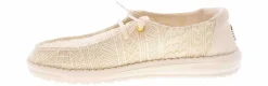 Canvas Shoes|Flat|HEYDUDE Wendy Crochet Lace Women's Casual Shoe White