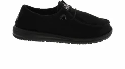 Canvas Shoes|Flat|HEYDUDE Wendy Funk Mono Women’s Casual Shoe Black