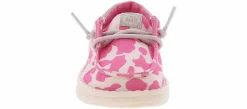 Casual|HEYDUDE Wendy Funk T Cowgirl Bling Toddler Girls’ (5-10) Casual Shoe Pink