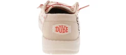 Casual|HEYDUDE Wendy Hearts Youth Girls’ (11-3) Casual Shoe White