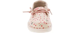Casual|HEYDUDE Wendy Hearts Youth Girls’ (11-3) Casual Shoe White