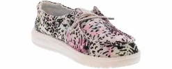 Casual|HEYDUDE Wendy Leopard Youth Girls' (13-6) Casual Shoe Pink