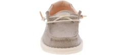 Casual|HEYDUDE Wendy Metallic Sparkle Girls’ (7-10) Casual Shoe Pink