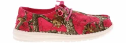 Canvas Shoes|Flat|HEYDUDE Wendy Realtree Edge Women’s Casual Shoe Pink