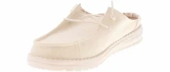 Canvas Shoes|Flat|HEYDUDE Wendy Slip Classic Women’s Casual Shoe White