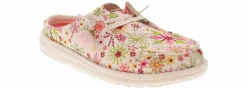 Canvas Shoes|Flat|HEYDUDE Wendy Slip Embroidered Floral Women’s Casual Shoe Multicolor