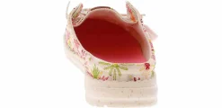 Canvas Shoes|Flat|HEYDUDE Wendy Slip Embroidered Floral Women’s Casual Shoe Multicolor