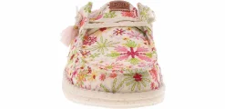 Canvas Shoes|Flat|HEYDUDE Wendy Slip Embroidered Floral Women’s Casual Shoe Multicolor