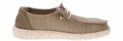 Flat|Slip-On|HEYDUDE Wendy Stretch Mesh Women’s Casual Shoe Brown