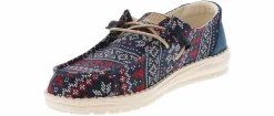 Flat|Comfort Shoes|HEYDUDE Wendy Ugly Sweater Women's Casual Shoe Blue