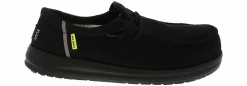 Slip Resistant|HEYDUDE Wendy Work Women’s Carbon Toe Work Shoe Black