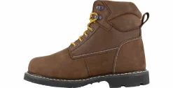 Safety Toe Boots|Slip Resistant|IRON AGE Ground Breaker Met Guard Men’s Steel Toe Boot Brown