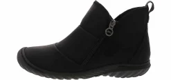 Slip-On|Short Boots & Booties|JBU Piper Women’s Comfort Bootie Black