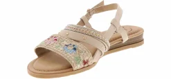 Comfort Sandals|Flat Sandals|JELLYPOP Cordoba Bone Sling Women's Fashion Sandal White