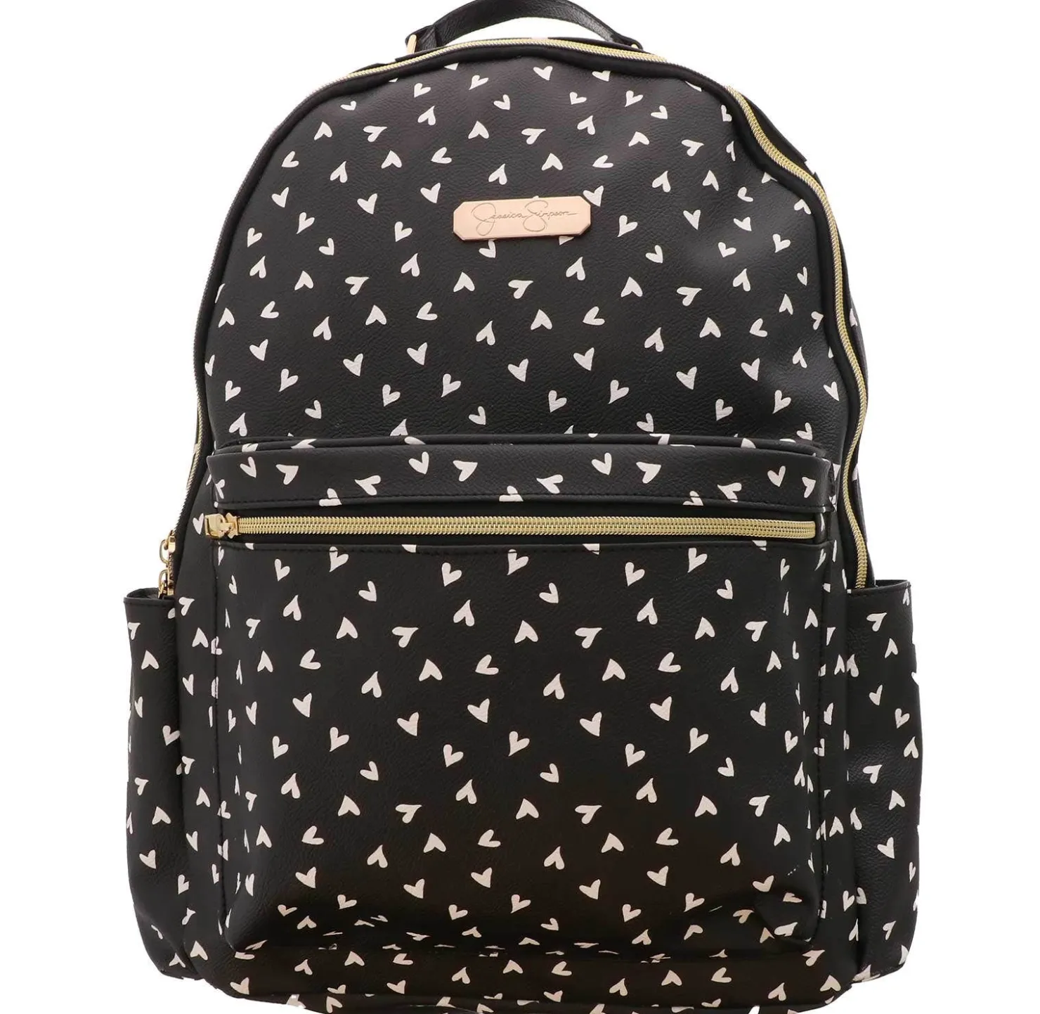 Bags|JESSICA SIMPSON All Over Heart Backpack Black