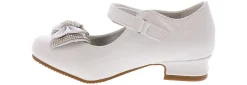 Dress Shoes|JOSMO Patent Bow Toddler Girls’ (4-7) Dress Heel White