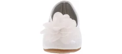 Dress Shoes|JOSMO Patent Floral Toddler Girls’ (5-10) Dress Flat White
