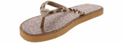 Comfort Sandals|Flip Flops|JUICY COUTURE Selfless Women’s Thong Sandal Brown