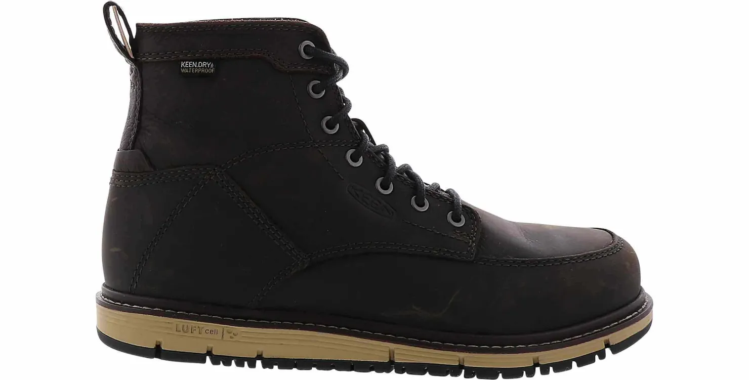 Safety Toe Boots|KEEN UTILITY San Jose Men's Alloy Toe Work Boot Brown