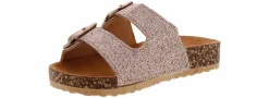 Sandals|KENSIE GIRL Rose Gold Youth Girls’ (11-5) Footbed Sandal Pink