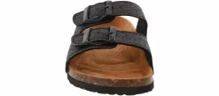 Sandals|KENSIE GIRL Shine Youth Girls’ (11-5) Footbed Sandal Black