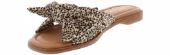 Comfort Sandals|Flat Sandals|KENSIE Renta 2 Leopard Tie Women's Slide Sandal Multicolor