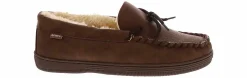 Comfort Shoes|Comfort|LAMO Classic Moc Waxed Men’s Wide-Width Comfort Slipper Brown