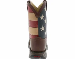 Boots|DURANGO Lil' Youth Kids' (10.5-7) Patriotic Western Boot Brown