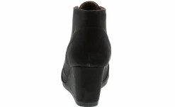 Wedge & Heeled Boots|Short Boots & Booties|MANHATTAN COLLECTION Maddie Women's Wedge Bootie Black