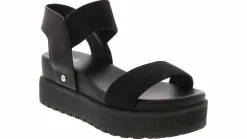 Comfort Sandals|MIA Junia Strap Women's Platform Sandal Black