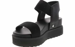 Comfort Sandals|MIA Junia Strap Women's Platform Sandal Black