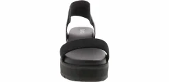 Comfort Sandals|MIA Junia Strap Women's Platform Sandal Black