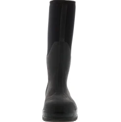 Safety Toe Boots|Slip Resistant|MUCK Chore Hi Men's Steel Toe Work Boot Black