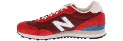 Walking Shoes|Athleisure & Casual|NEW BALANCE Retro 515 Men’s Athletic Shoe Red