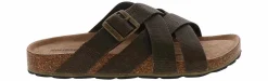 Comfort Sandals|Flat Sandals|NORTHSIDE Jillian Strap Women's Footbed Sandal Green