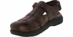 Comfort Sandals|Water|NUNN BUSH Laguna Fisherman Men's Wide-Width Sandal Brown