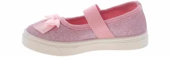 Casual|OOMPHIES Quinn Glitter Toddler Girls’ (5-10) Casual Shoe Pink