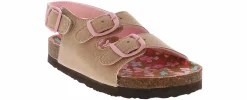 Sandals|OUTWOODS KIDS Lil Macy Toddler Girls’ (5-10) Footbed Sandal Brown