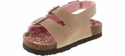 Sandals|OUTWOODS KIDS Lil Macy Toddler Girls’ (5-10) Footbed Sandal Brown
