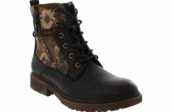 Short Boots & Booties|Combat Boots|PATRIZIA BY SPRING STEP Rainier Women’s Fashion Combat Boot Black
