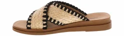 Flat Sandals|PIERRE DUMAS Caliso Natural Women's Wedge Sandal Beige